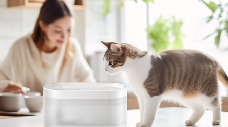 Petcube lancia una fontanella antibatterica per animali domestici