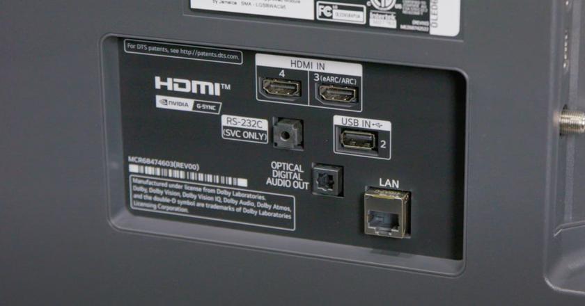 TV OLED B4 di LG da 65 pollici monitor per chiesa
