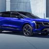 2026 Cadillac Optiq V nelle luci brillanti.