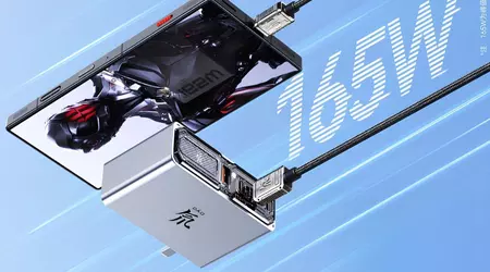 Nubia ha presentato il caricatore Red Magic GaN con quattro porte USB e 165W di potenza a 48 dollari