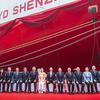 Nave BYD Shenzhen con automobili a bordo