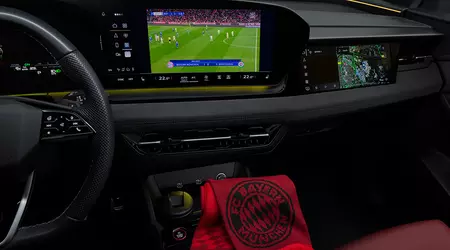 Guardare una partita di calcio in un ingorgo: Audi ha integrato DAZN nel suo sistema multimediale