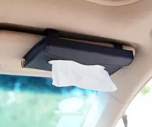 Tovagliolo con visiera parasole + porta fazzoletti