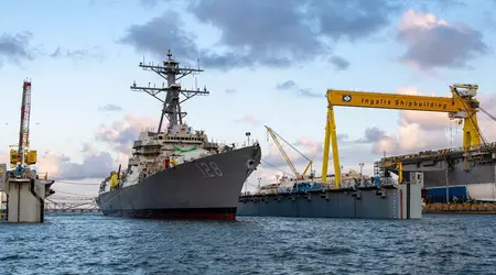 Ingalls Shipbuilding ha varato un cacciatorpediniere con missili guidati Arleigh Burke Flight III della classe Ted Stevens per la Marina degli Stati Uniti.
