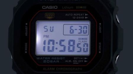 Casio lancia l'orologio G-Shock DW-5000R in onore del modello originale del 1983