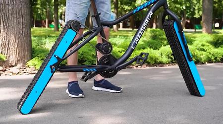 Un blogger ha creato una bicicletta senza ruote, e si guida! (video)