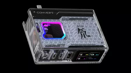 Nubia ha presentato Red Magic Deuterium-Front GaN, un caricabatterie da 150W con display e retroilluminazione RGB