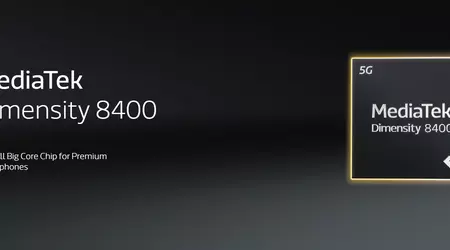 MediaTek ha presentato il nuovo chip Dimensity 8400, costruito sulla stessa architettura del chip di punta Dimensity 9400.