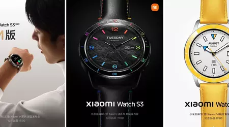 Xiaomi Watch S3 avrà il supporto eSIM, il nuovo sensore SpO2, il display AMOLED a 60 Hz e il software HyperOS