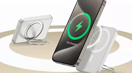 Baseus annuncia una banca di energia a supporto rotante magnetico con capacità di 5000 mAh e potenza di 20W 