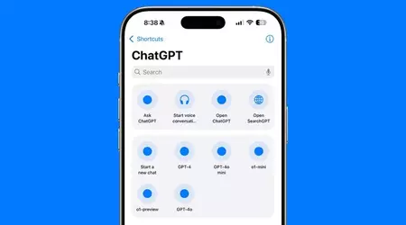OpenAI aggiunge l'opzione SearchGPT all'app Shortcuts di Apple