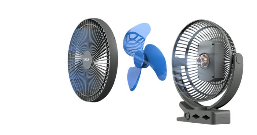ventilatore con clip per golf cart Xasla