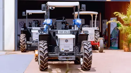VW lancia in Africa un servizio di noleggio di trattori elettrici con batterie sostituibili