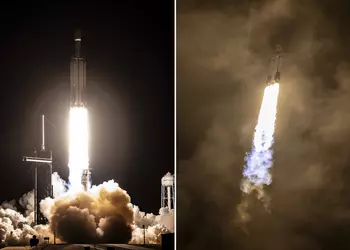Il Falcon Heavy è riuscito a ...
