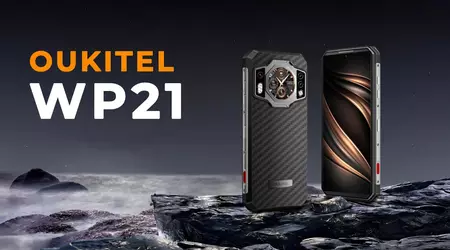Oukitel WP21: smartphone antiurto con due schermi, batteria da 9800 mAh, protezione P68/IP69K e fotocamera per la visione notturna