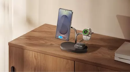 Samsung ha lanciato un pratico dispositivo Qi2 per ricaricare in modalità wireless tre gadget Galaxy contemporaneamente