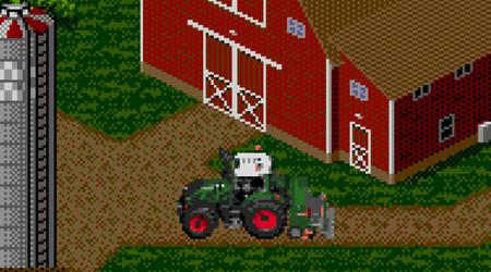 La versione a 16 bit di Farming Simulator riporta i giocatori agli anni '90: Lo studio Giants Software ha presentato un'insolita versione del popolare simulatore