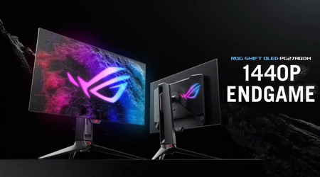 ASUS ha annunciato un monitor OLED da 27 pollici con risoluzione QHD a 240 Hz.