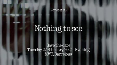 Nothing terrà una presentazione il 27 febbraio nell'ambito di MWC 2024
