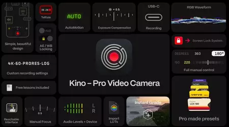 Il team di Halide Camera lancia l'applicazione Kino Pro Video