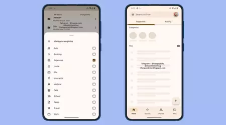 Una nuova funzione di Google Drive: Classificare i file per categoria