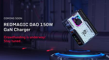 Red Magic DAO GaN: caricabatterie trasparente da 150W con quattro porte, display LCD, illuminazione RGB e Bluetooth al prezzo di uno smartphone
