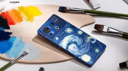 ZTE Nubia Z40S Pro Starry Night Edition: Smartphone in edizione limitata con la "Notte Stellata" di Van Gogh sul retro