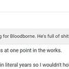 Insider: Sony stava effettivamente lavorando a una versione aggiornata di Bloodborne per PS5 e PC, ma per qualche motivo ha abbandonato i piani.-4 Insider: Sony stava effettivamente lavorando a una versione aggiornata di Bloodborne per PS5 e PC, ma per qualche motivo ha abbandonato i piani.-4