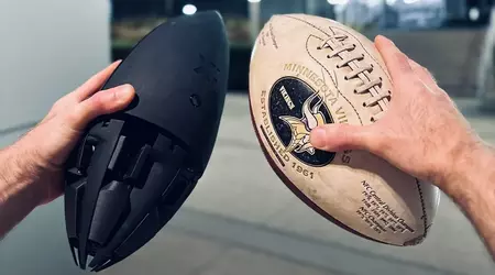 Una startup americana presenta un drone ad impatto che può essere lanciato lanciando un pallone da calcio