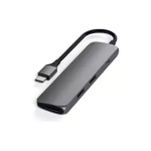 Adattatore multiplo Type-C sottile in alluminio di Satechi