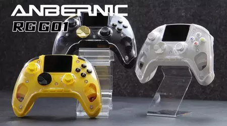 Anbernic ha introdotto il versatile gamepad RG G01 con schermo, sensore di frequenza cardiaca e polling rate a 1000 Hz