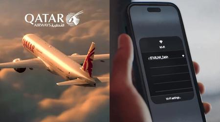 Velocità fino a 500 Mbps a 13.000 metri: Qatar Airways installerà la rete internet satellitare Starlink di Ilon Musk su alcuni aerei Boeing 777-300