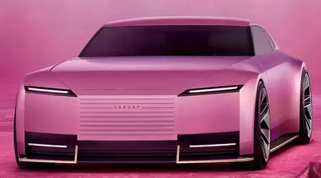 Una Jaguar che assomiglia alla Pantera Rosa: le immagini della concept car Jaguar Design Vision sono apparse poche ore prima dell'anteprima ufficiale