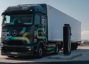 Il camion elettrico Mercedes eActros 600 ...