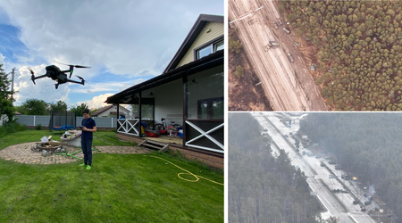Un ucraino di 15 anni con l'aiuto di un quadricottero DJI ha contribuito a distruggere un convoglio di attrezzature russe