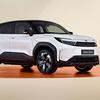 Dalla parte anteriore del Toyota Urban Cruiser