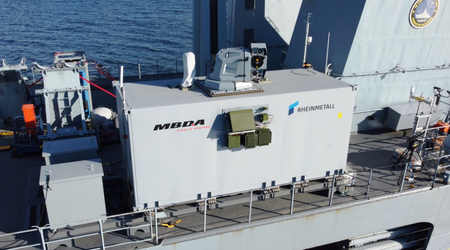 MBDA Deutschland e Rheinmetall hanno testato un'arma laser da combattimento sulla fregata tedesca Sachsen