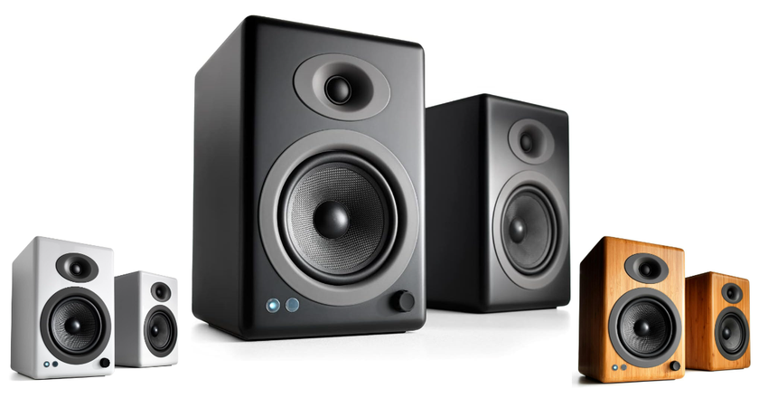 Altoparlanti bluetooth Audioengine A5+ per giradischi