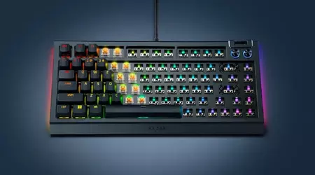 Per coloro che amano la personalizzazione: Razer ha introdotto il BlackWidow V4 75% Barebones - una tastiera meccanica senza tasti