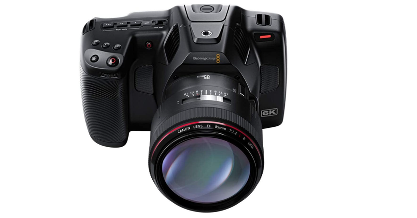Blackmagic Design Pocket Cinema Camera Videocamera 6K per le interviste