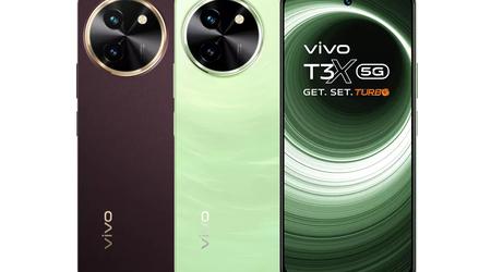 vivo T3x 5G: display a 120Hz, chip Snapdragon 6 Gen 1, protezione IP67, batteria da 6000mAh e prezzo a partire da 160€.