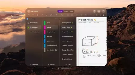 Prestazioni ottimizzate: OneNote ora funziona sulle cuffie Vision Pro di Apple