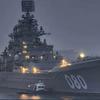 L'incrociatore a propulsione nucleare Admiral Nakhimov in fase di collaudo