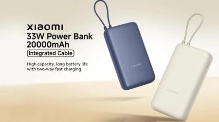 Xiaomi lancia il nuovo Power Bank da 33W 10000 con cavo integrato in altri paesi europei