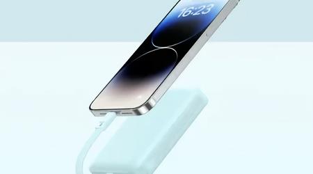 Baseus ha presentato una batteria da 10.000mAh con cavo integrato e ricarica wireless