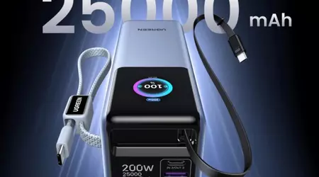 Ugreen Nexode Pro power bank debutta in Europa con una capacità di 25.000mAh, una potenza totale di 200W e la capacità di caricare fino a quattro dispositivi