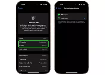 WhatsApp può ora essere selezionato come ...