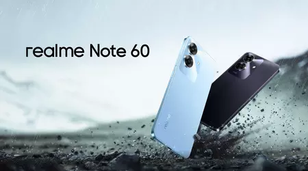 Realme Note 60: smartphone da 90 dollari con schermo FHD+ a 90 Hz, protezione IP64 e batteria da 5000 mAh