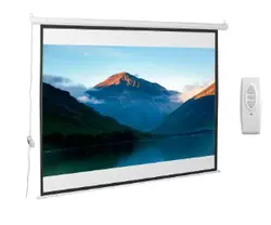 Schermo di proiezione motorizzato HOMCOM