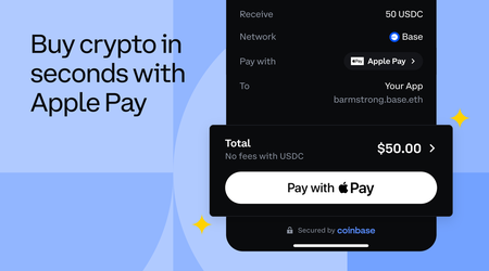 Ora è possibile acquistare criptovalute tramite Apple Pay sulla piattaforma Coinbase